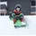 Hamax Bobs Sno Zebra green/grey