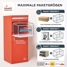 Homescapes SMART PARCEL BOX rot