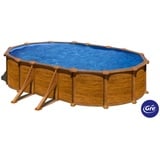 Gre Pool-Set braun - 300x132x500 cm