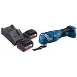 Bosch GOP 18V-34 Professional Akku Multi Cutter 18 v Starlock Plus + 2x Akku 5,0 Ah + Ladegerät