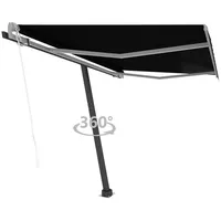 VidaXL Automatisch Standmarkise 350 x 250 cm anthrazit 3069729