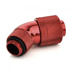 Bitspower International Bitspower BP-DBR45R2CPF-CC4, Messing, Rot