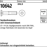 Industrial Quality Supplies DIN 7991/ISO 10642 Senkschraube 10.9 Stahl