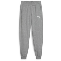 Puma teamGOAL Casuals Jogginghose Jungen 33 medium gray heather/white