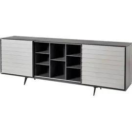 aea Büro Set Luxus Möbel Eckschreibtisch Couchtisch Sideboard Set 3tlg Modern - Braun