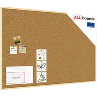 ALLboards Pinnwand 150 x 100 cm Braun