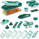Genius Nicer Dicer Fusion smart Set 34tlg Gemüseschneider inkl. Nicer Twist für Obst und Gemüse