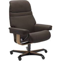 STRESSLESS Bürostuhl Sunrise Office Leder Braun Batick Brown M (Medium)