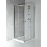 a&n&a aQualine AGGA BLACK Komplettdusche 80 x 185 cm Aqualine-BLF808