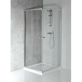 a&n&a aQualine AGGA BLACK Komplettdusche 80 x 185 cm Aqualine-BLF808