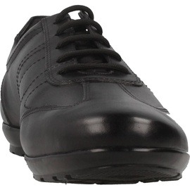 GEOX Herren U Symbol Oxfords, Schwarz, 42