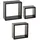 Atmosphera Créateur d'intérieur Wandregal onesize 0 x 0 x 0 cm Schwarz