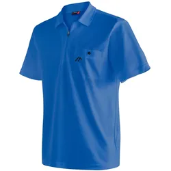 Maier Sports Wander-/Freizeit Polo Arwin 2.0 (atmungsaktiv, schnell trocknend) blau Herren