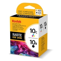 Kodak 10C/10B kompatibel zu Canon PG-540XL schwarz + CL-541XL CMY