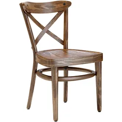 MAUDEZ | Bugholzstuhl | Holz | Vintage Old Patina | Bugholz
