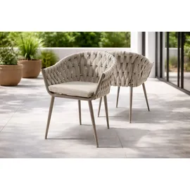 Destiny Sessel MOLINO 59 x 61 x 81 cm taupe 2 St.