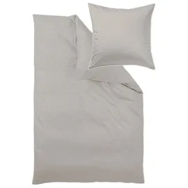 Curt Bauer Arezzo Kariert Beige 155 x 220 cm + 80 x 80 cm