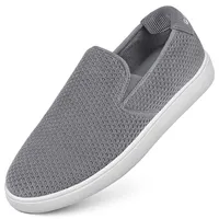 GIESSWEIN Wood Sneaker Slip-On Herren [EU 40-48] - Bequeme Sommerschuhe Herren - Freizeitschuhe Männer - Slipper Men - Schuhe zum Reinschlüpfen - Stoffschuhe - Schlupfschuhe - Slip on Sneaker - 43 EU