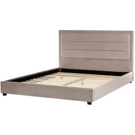 Beliani Rouen 180 x 200 cm Taupe