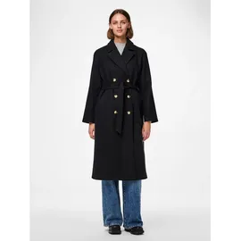 Pieces Langmantel PCMARBEL LONG COAT NOOS schwarz L (40)