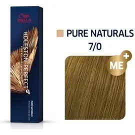 Wella Koleston Perfect Me+ Pure Naturals 7/0 mittelblond 60 ml