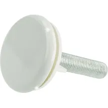 tecuro Hahnlochstopfen Deckrosette Hahnlochdeckel Ø 48 mm weiß RAL 9010 -