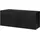 [en.casa] Waschbeckenunterschrank Skelbolu mit 4 Türen 160 x 60 x 40 cm Schwarz