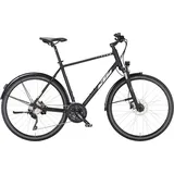 KTM E-Bike KTM Avenza Cross Street Herren schwarz 2024, 30 Gang Shimano Deore T6000-10 SGS shadow, Kettenschaltung 51 cm