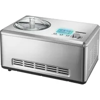 Unold 48876 Eismaschine Nobile mit digitalem Timer, 2l, Edelstahl/silber
