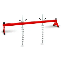 EBERTH Motorbrücke 500 kg, mit 2 Lasthaken, universell einstellbar, für Montage von oben, passend für fast alle Fahrzeuge