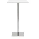 miliboo Bartisch quadratisch 80 x 80 x 110 cm Weiß
