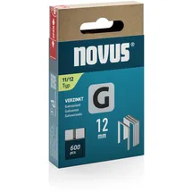 Novus Flachdrahtklammern Typ 11 12 mm 600 Stück