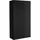 Tectake Metallschrank Stahl 180 x 80 x 40 cm Schwarz abschließbar