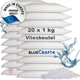 20x 1kg Luftentfeuchter Granulat Nachfüllpack im Vliesbeutel für Raumentfeuchter 900g – 1000g – 1,2kg