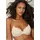 LASCANA Schalen-BH "Ela", Damen, Gr. 75, Cup E, beige (puder), Microtouch, Obermaterial: 82% Polyamid (TACTEL), 18% Elasthan (LYCRA), Basic, BHs Schalen-BH, mit transparenten Trägern, perfect basic mit Bügel, Sommer