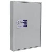 Rottner Tresor ROTTNER S100 EL Schlüsselkasten lichtgrau mit 100 Haken, Elektronikschloss, 38,0 x 8,0 x 55,0 cm, 1 St.