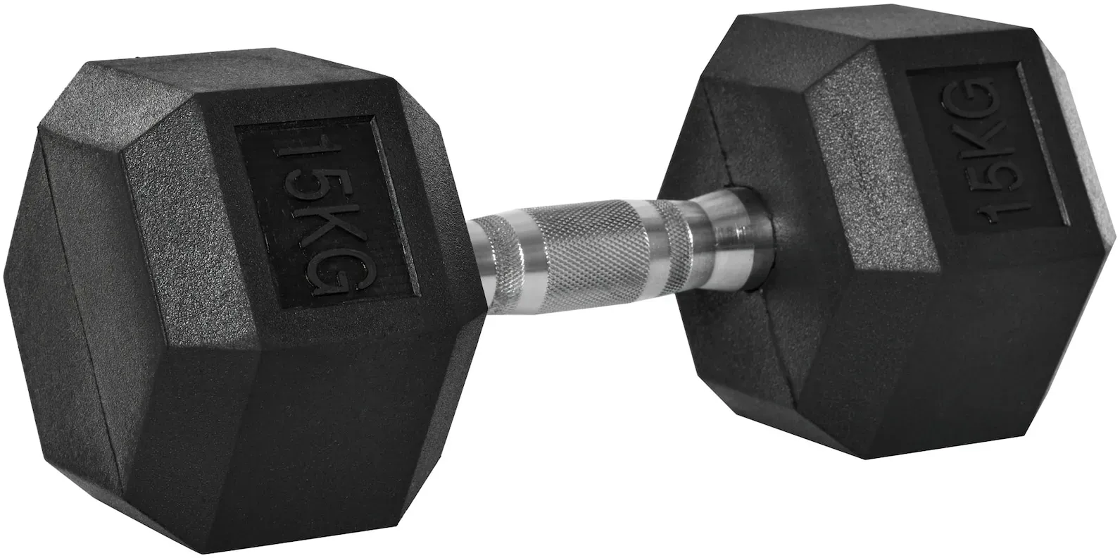 HOMCOM Gummi-Hantel Metall, Gummi