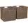 Vivanno Regalkorb Seegras 33 x 33 x 33 cm 2-tlg. beige