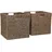 Vivanno Regalkorb Seegras 33 x 33 x 33 cm 2-tlg. beige