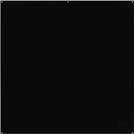 Westcott X-Drop Pro - Rich Black (8' x 8') Wrinkle-Resistant Backdrop, 2.4x2.4m,