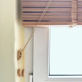 Sol Royal Holzjalousie 105 x 180 cm Schwarz