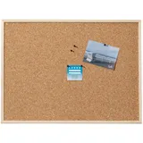 DAHLE Kork-Pin-Wandtafel 90 x 60 cm Braun