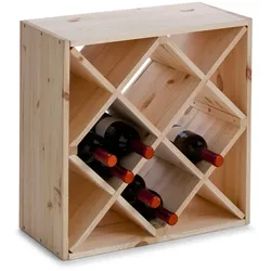 Zeller, Weinregal, Naturholz