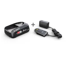 WAGNER Starter-Kit 18 V Set, Bosch 2,5 Ah Lithium-Ionen Akku + Ladegerät | 18V Allianz Power For All