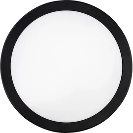 LUXULA LED Deckenleuchte 1 rund schwarz/weiß