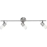 WOFI LED Decken Spot Leuchte Glas Strahler beweglich weiß Flur Lampe