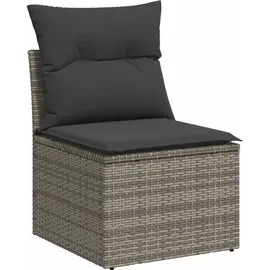 vidaXL Garten-Lounge-Set 9-tlg. grau