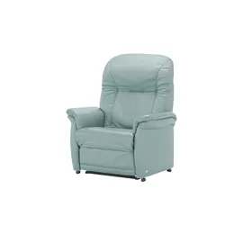 HIMOLLA Sessel 7706 Leder 101 x 112 x 101 cm Blau elektrisch