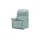 HIMOLLA Sessel 7706 Leder 101 x 112 x 101 cm Blau elektrisch