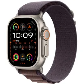 Apple Watch Ultra Alpine Loop 49 mm Indigo Titan Natur Small